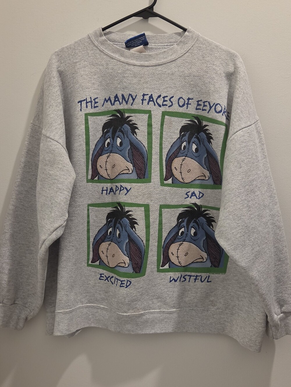 Vintage Disney Eeyore Sweatshirt Winnie the Pooh Graphic Crewneck